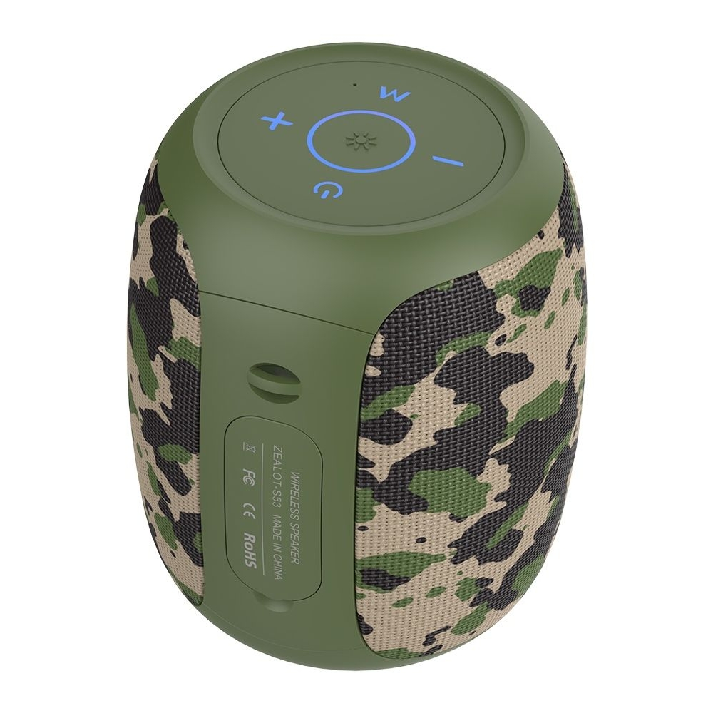 Бездротова колонка ZEALOT S53, камуфляжная | беспроводная колонка