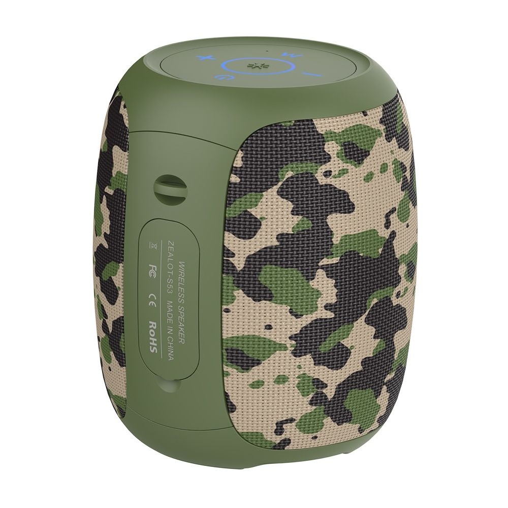 Бездротова колонка ZEALOT S53, камуфляжная | беспроводная колонка