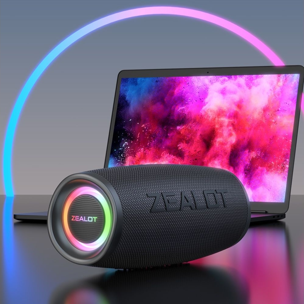 Бездротова колонка ZEALOT S56, черная | беспроводная колонка