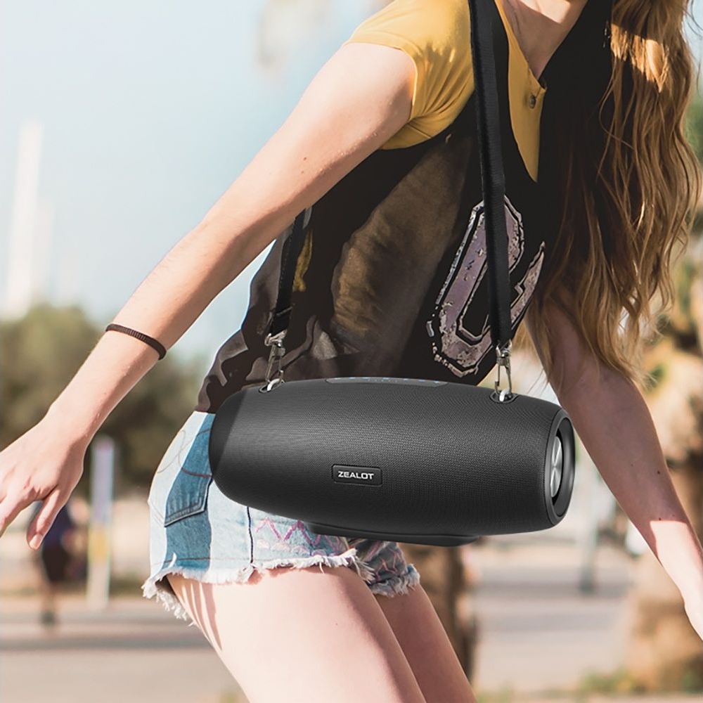 Бездротова колонка ZEALOT S67, черная | беспроводная колонка