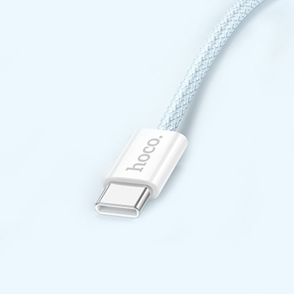 Кабель Hoco X104 Type-C на Type-C PD 60W 2m, синяя