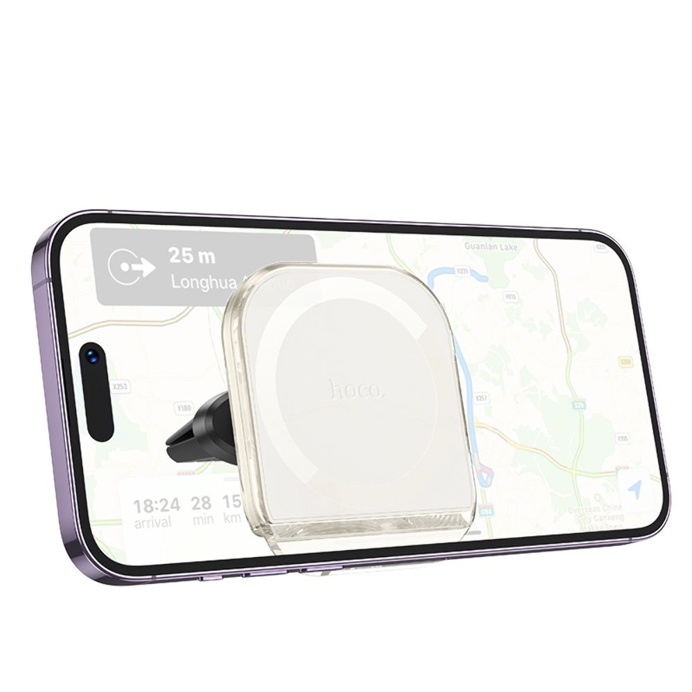 Автодержатель Hoco H42, магнитный, білий