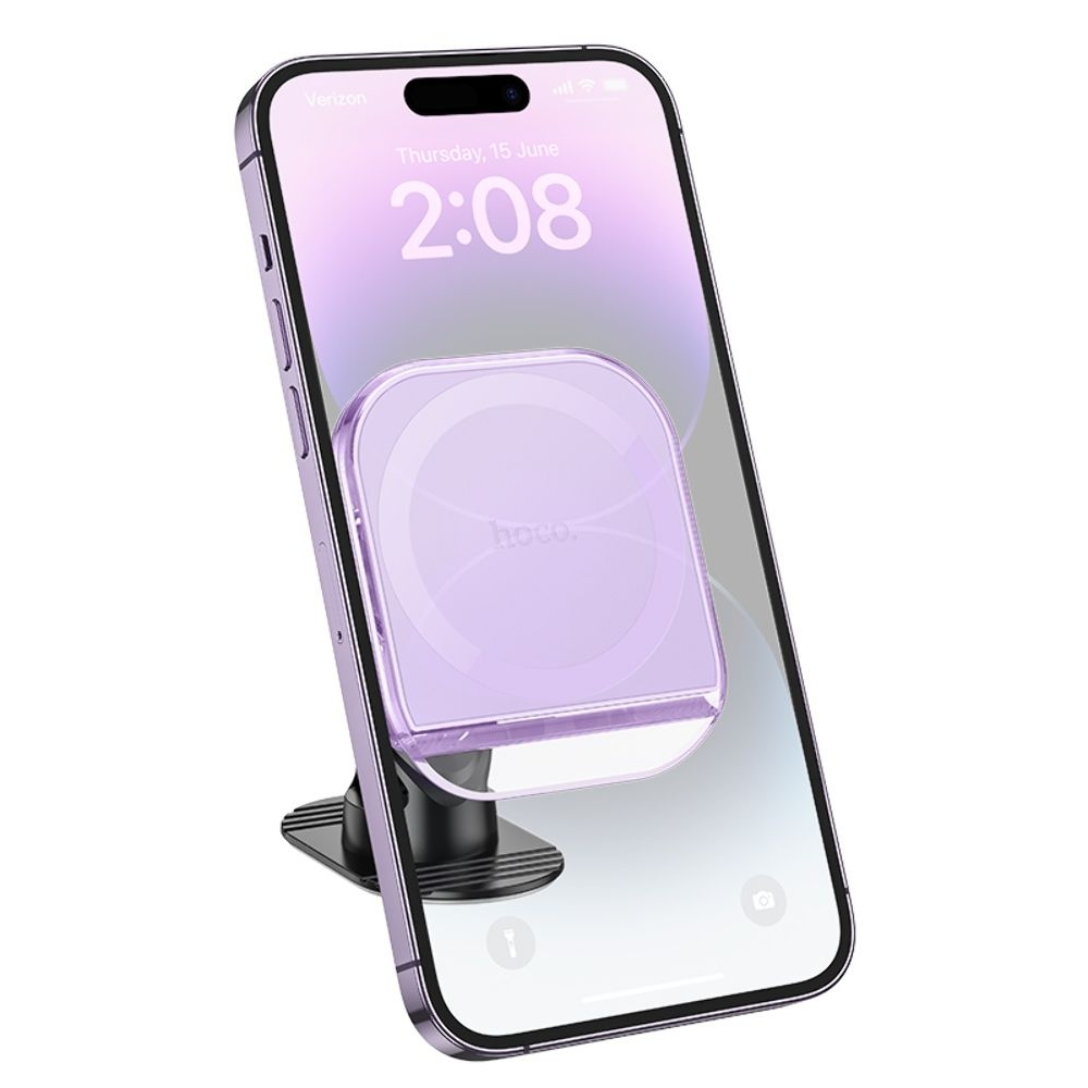 Автодержатель Hoco H43, магнитный romantic purple