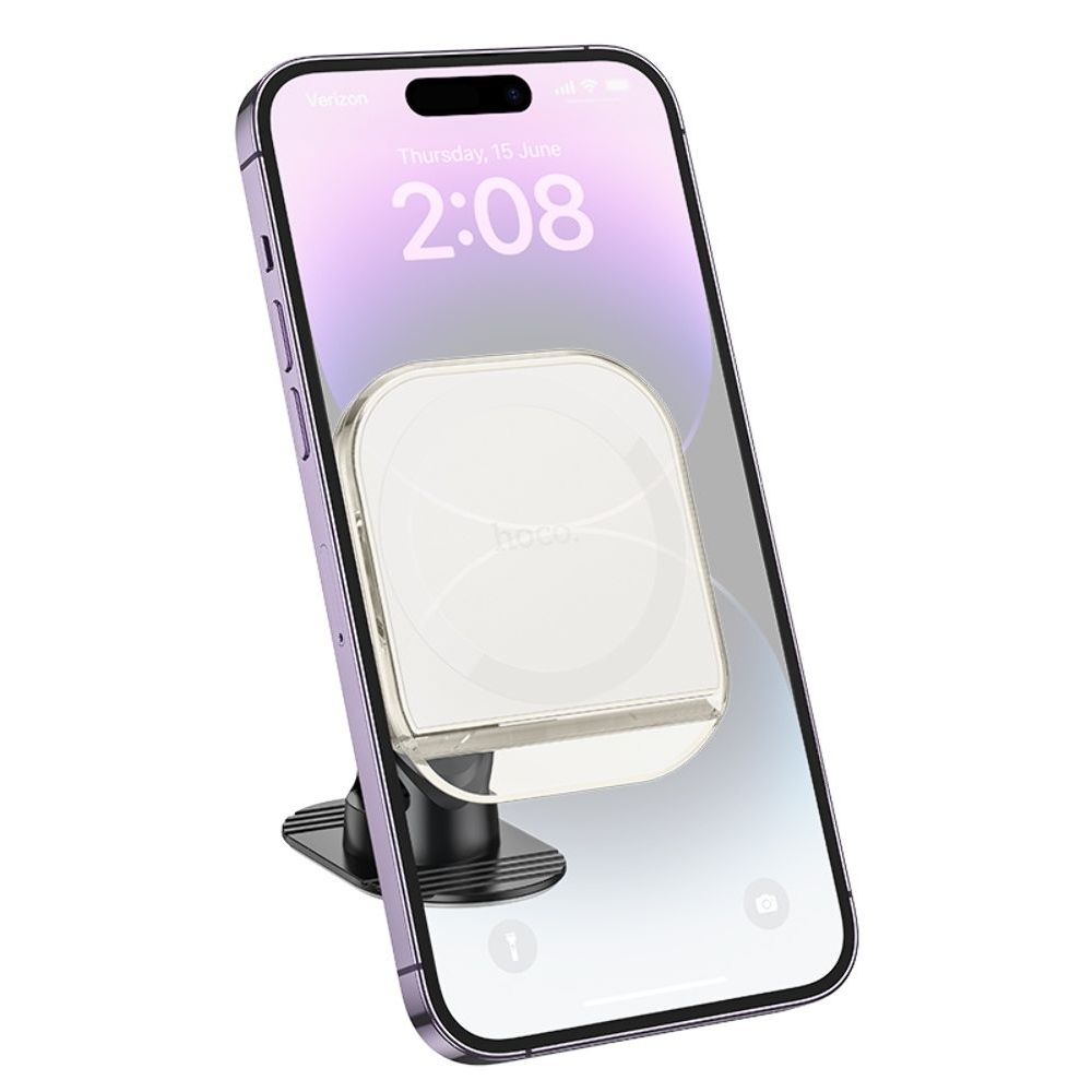 Автодержатель Hoco H43, магнитный, білий