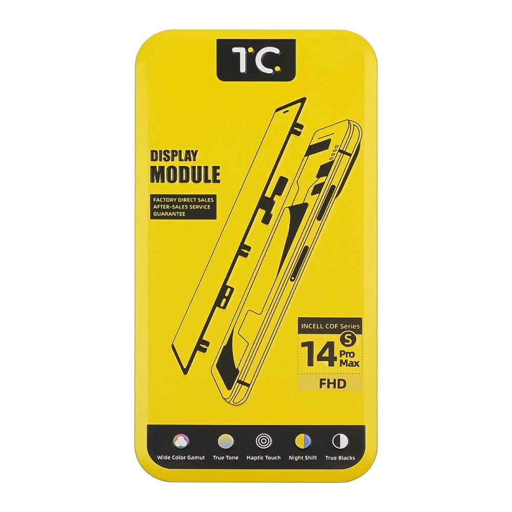 Дисплей Apple iPhone 14 Pro Max, чорний | з тачскріном | High Copy, ZY-IN CELL | дисплейный модуль, экран