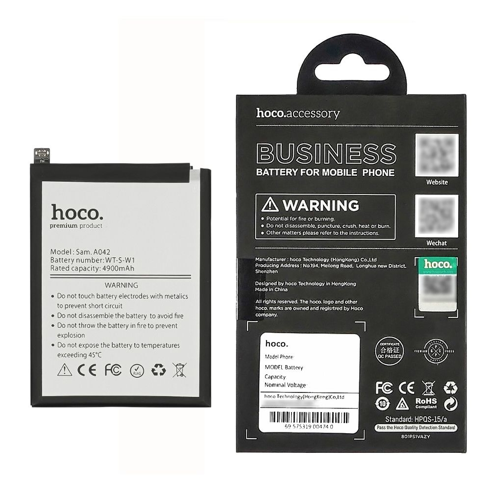 Акумулятор Samsung SM-A042 Galaxy A04e, SM-A045 Galaxy A04, WT-S-W1, Hoco | 3-12 міс. гарантії | АКБ, батарея, аккумулятор