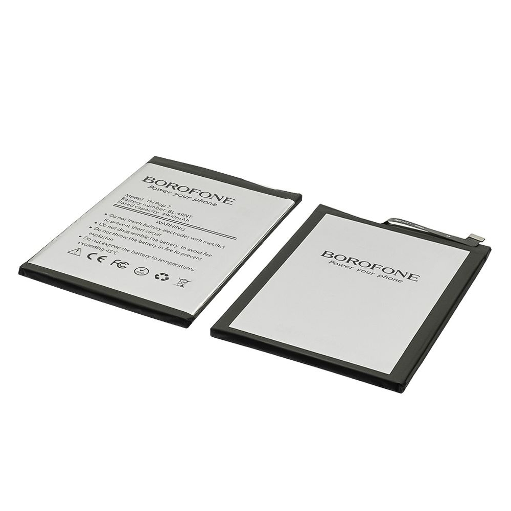Акумулятор Tecno Pop 7, Pop 7 Pro, Spark Go (2023), BL-49NT, Borofone | АКБ, батарея, аккумулятор