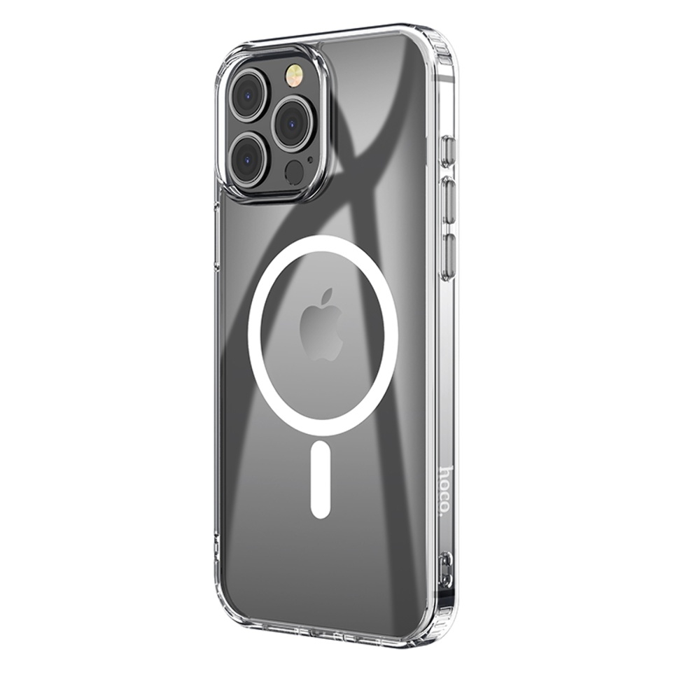 Чехол Hoco airbag anti-fall c Mag Safe для Apple iPhone 15 Pro прозрачный