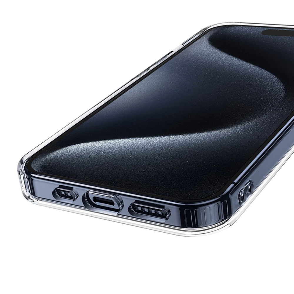 Чехол Hoco airbag anti-fall c Mag Safe для Apple iPhone 15 Pro прозрачный