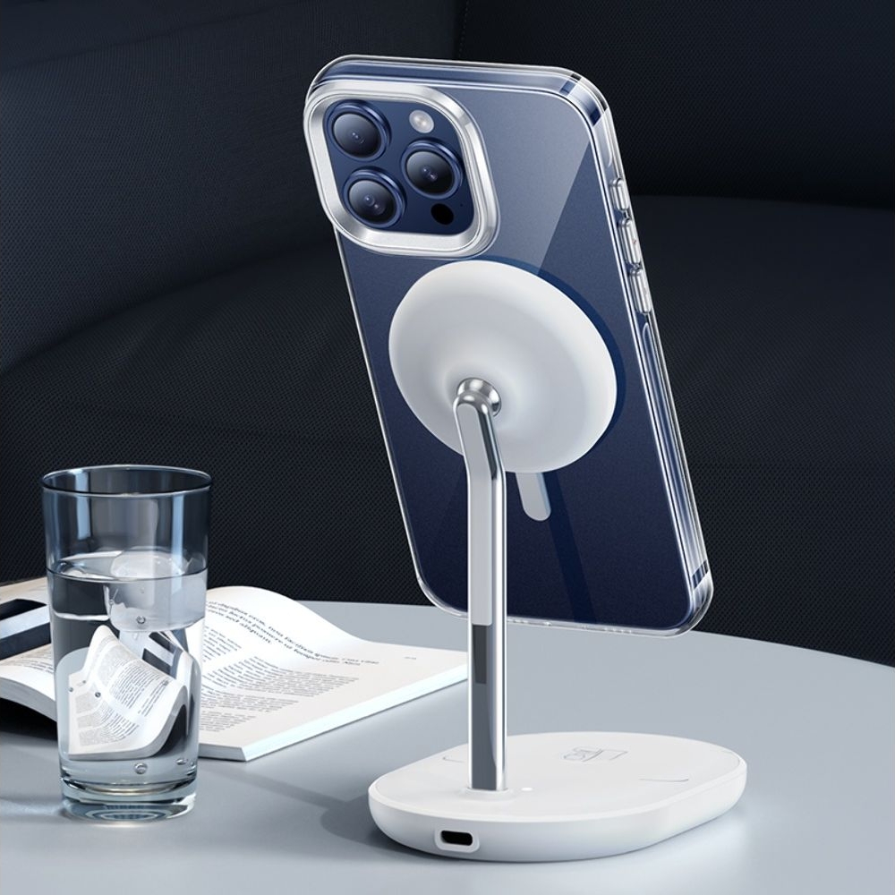 Чехол Hoco Amber AS3 c Mag Safe для Apple iPhone 15 Pro прозрачно-, чорний