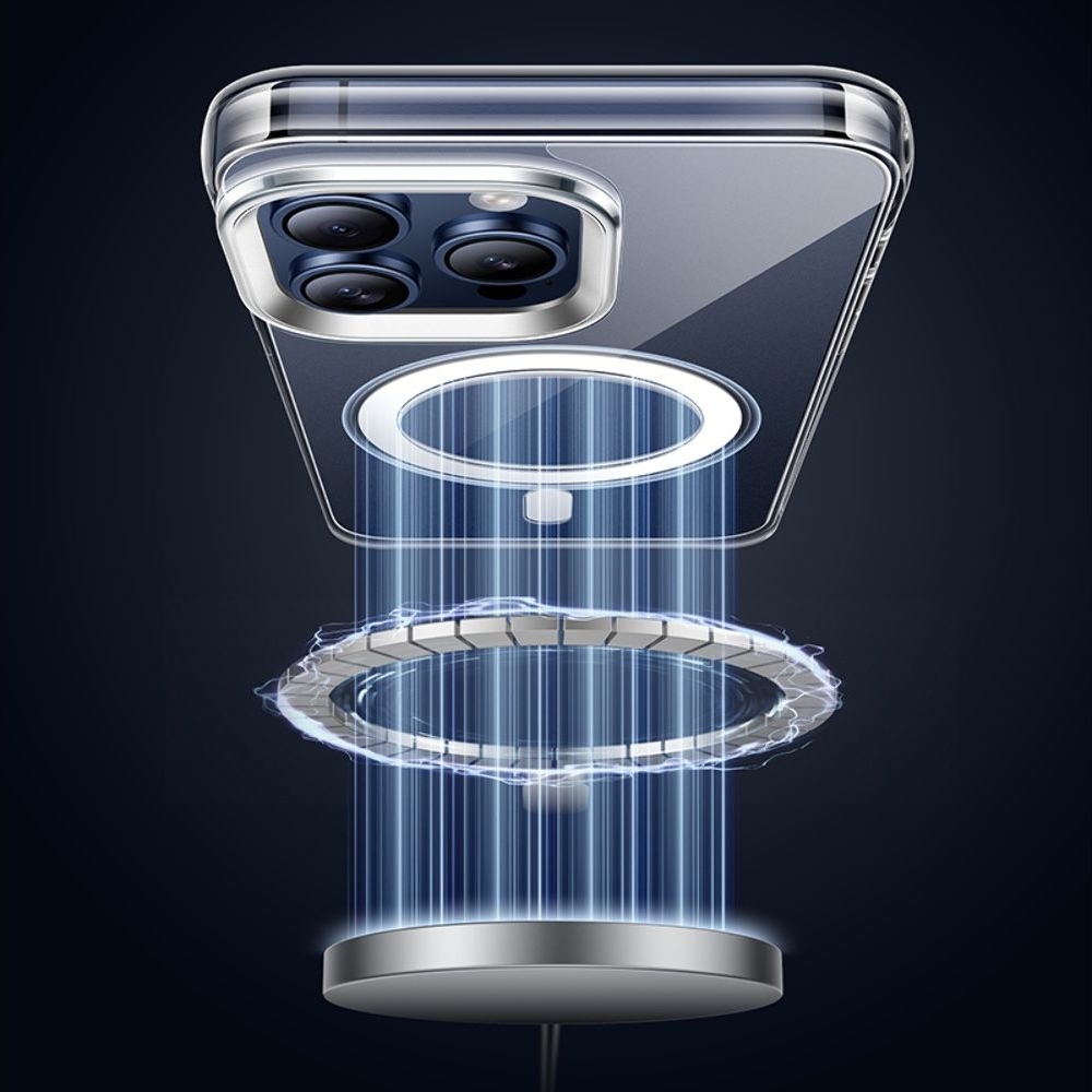 Чехол Hoco Amber AS3 c Mag Safe для Apple iPhone 15 Pro прозрачный