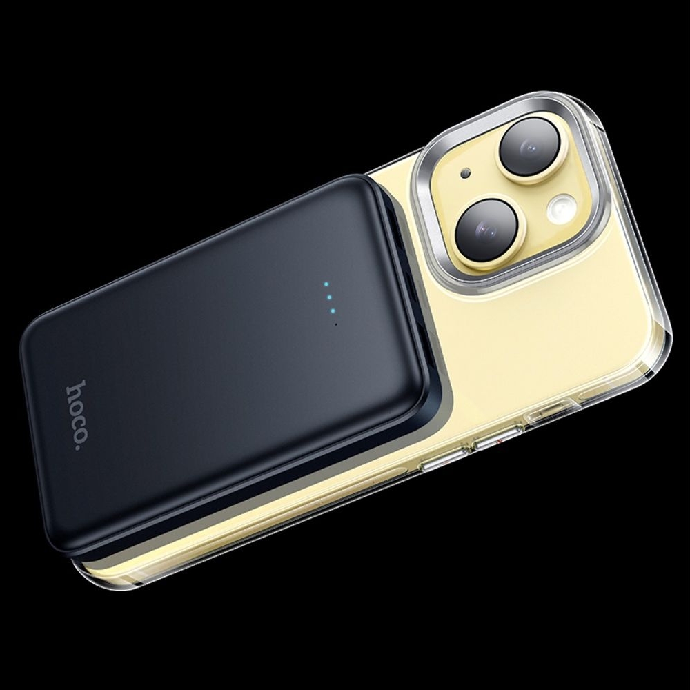 Чехол Hoco Amber AS3 c Mag Safe для Apple iPhone 15 прозрачно-, чорний