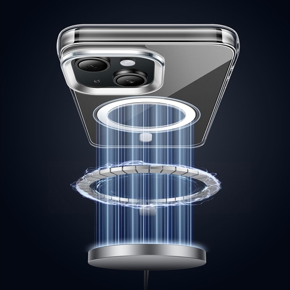 Чехол Hoco Amber AS3 c Mag Safe для Apple iPhone 15 прозрачный