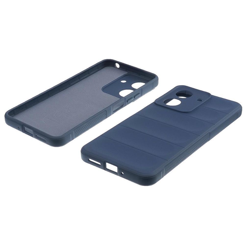 Чехол Shockproof Protective для Xiaomi Redmi 13C темно-синий