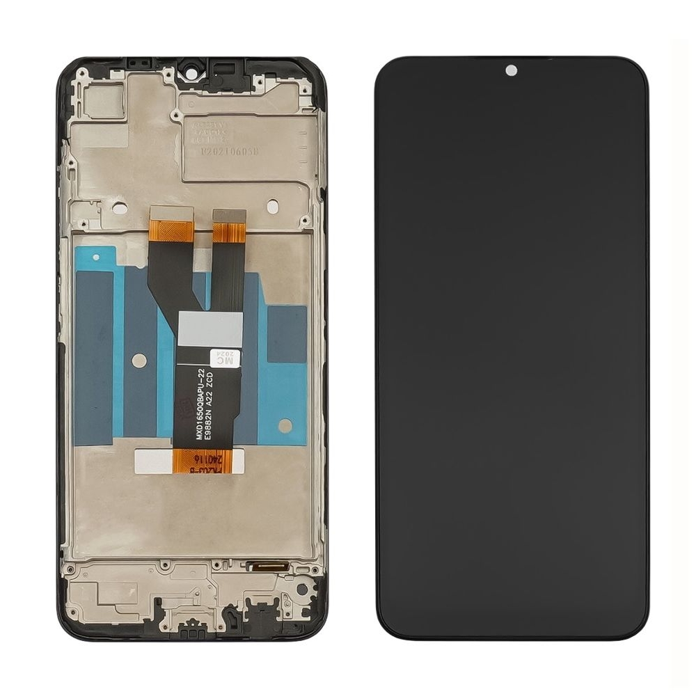 Дисплей Realme C11 2021, RMX3231, чорний | з тачскріном | в передній панелі | High Copy | дисплейный модуль, экран