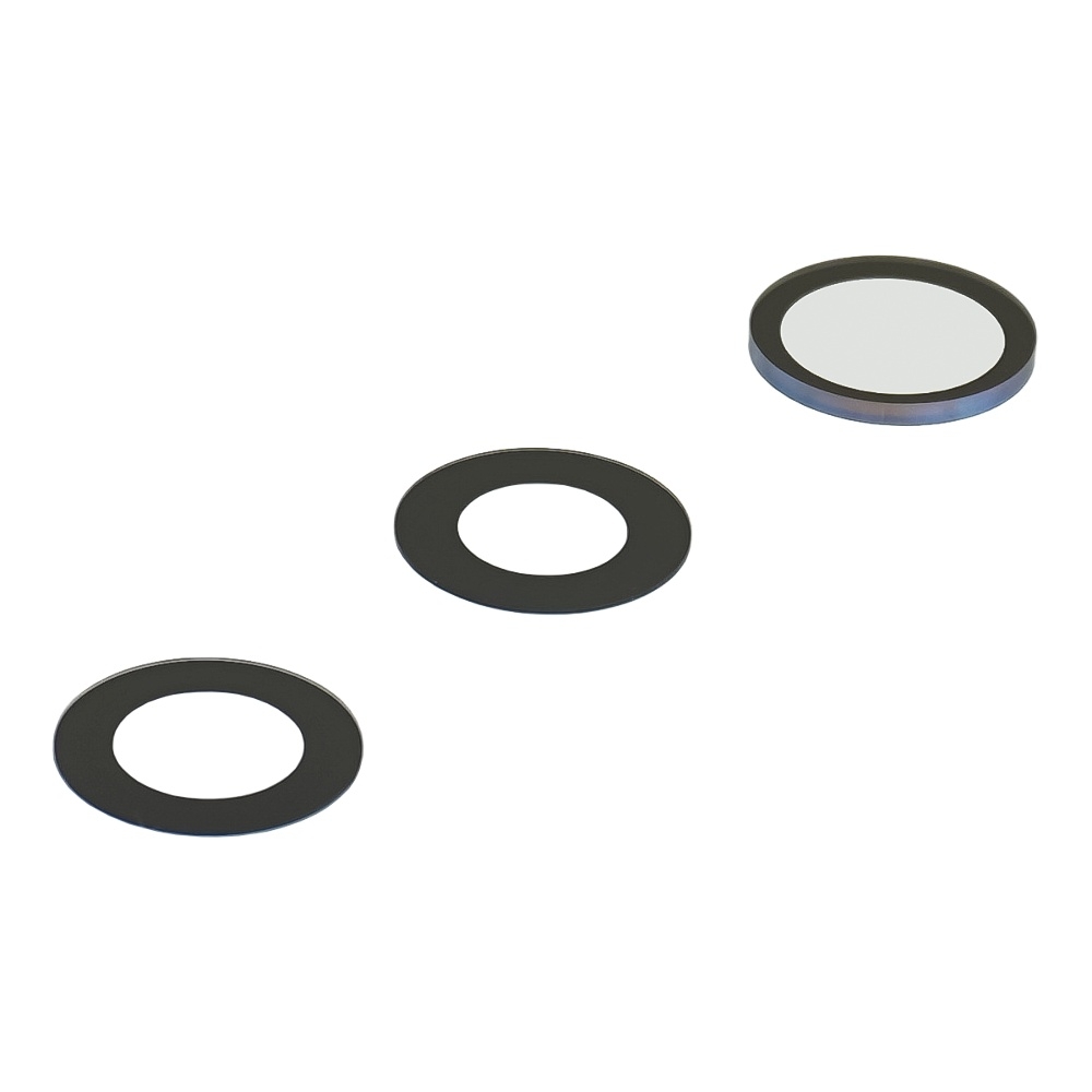 Стекло камеры для Apple iPhone 15 Pro Max (комплект 3 шт.)