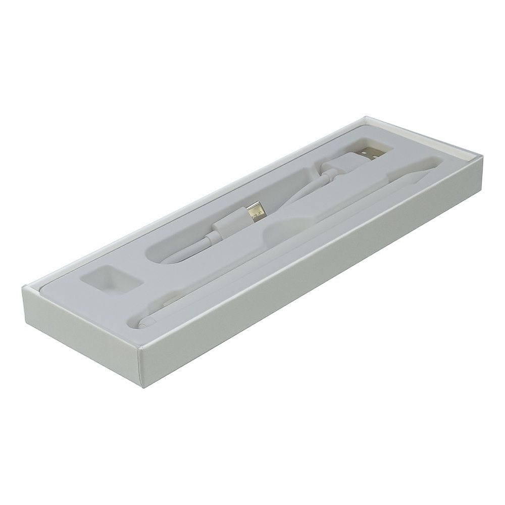 Стилус емкостный, высокоточный, 106BD активный со встроенной батареей, алюминиевый, с индикацией, білий, с кнопкой ВКЛ.