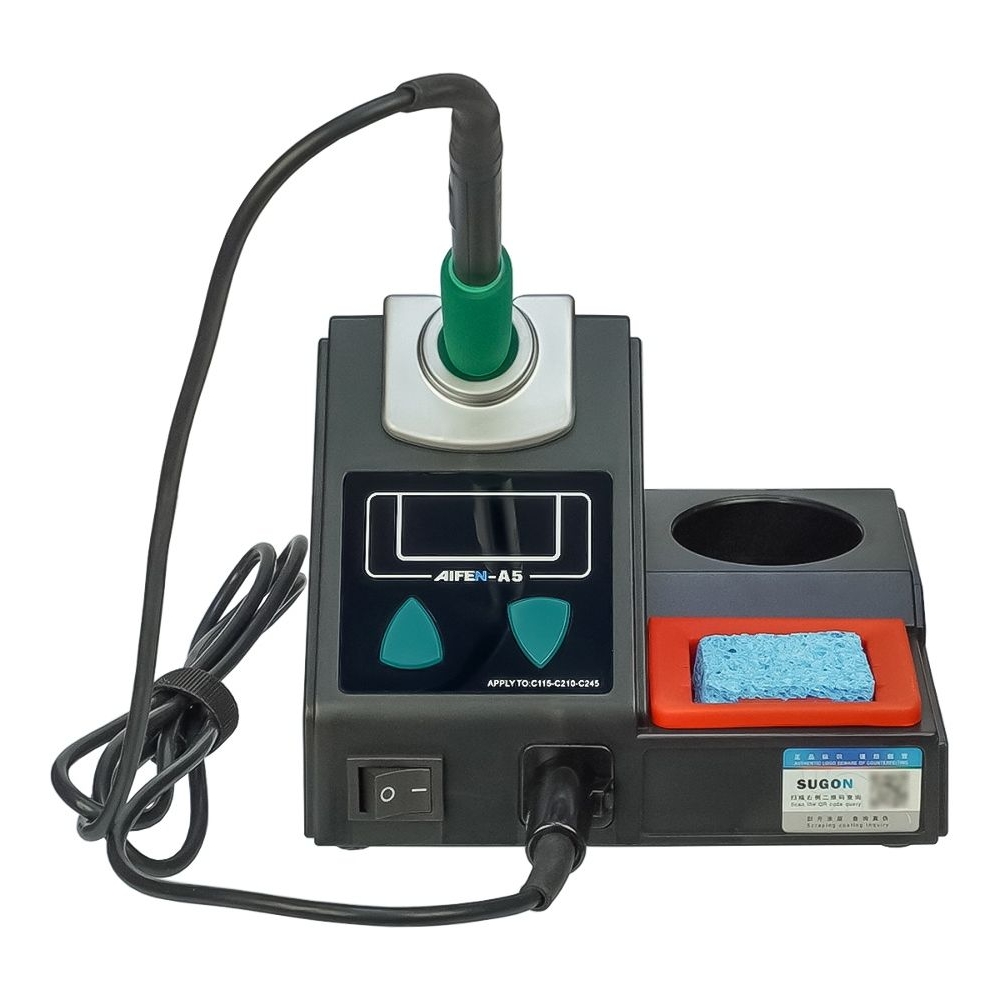 Паяльная станция прецизионная Aifen A5-245T, ручка с pегулировкой температуры, паяльник стандарта JBC 245, 120 Вт, 100 - 450 C