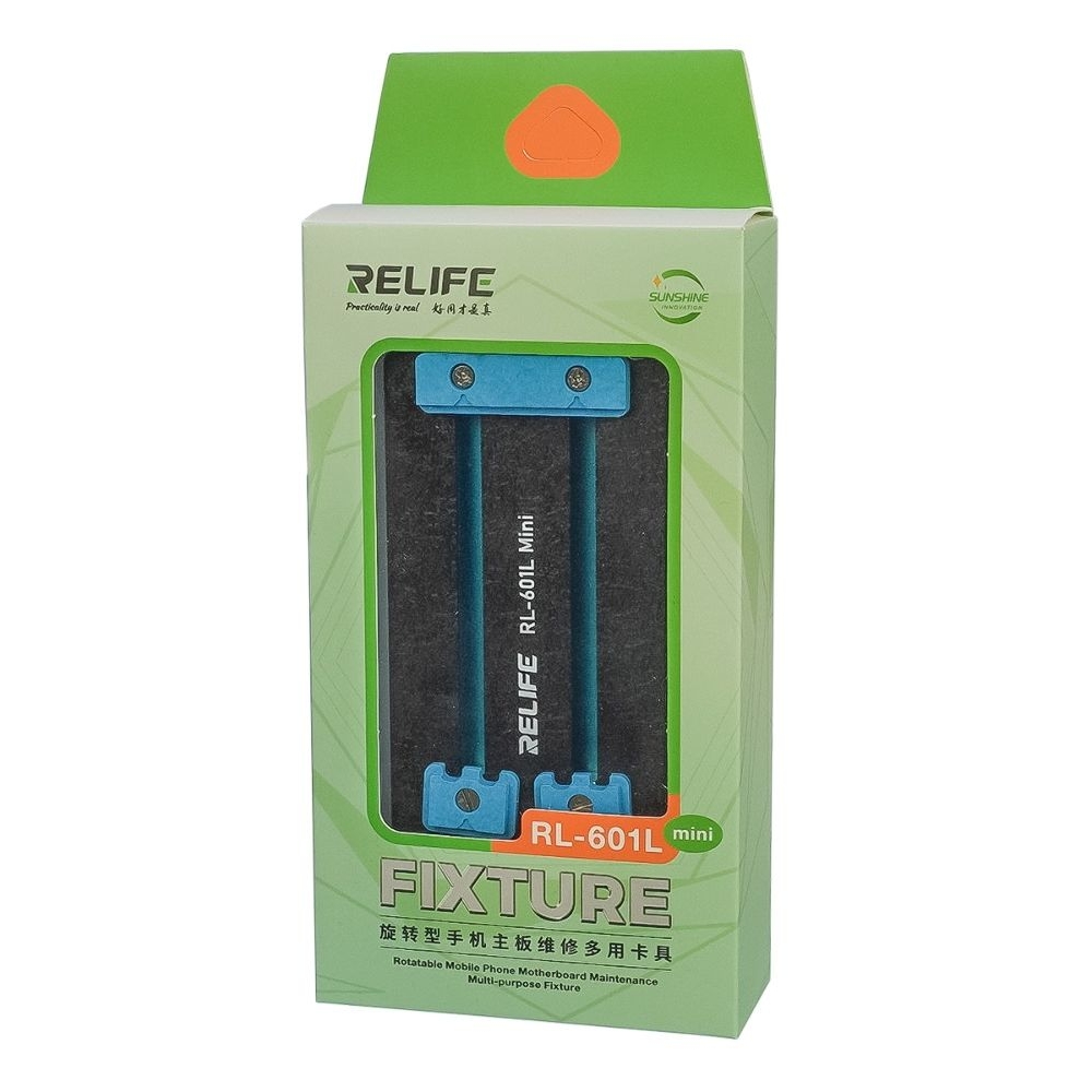 Тримач плат Relife RL-601L Mini, из высокотемпературного композита с гнездами под BGA микросхемы | держатель