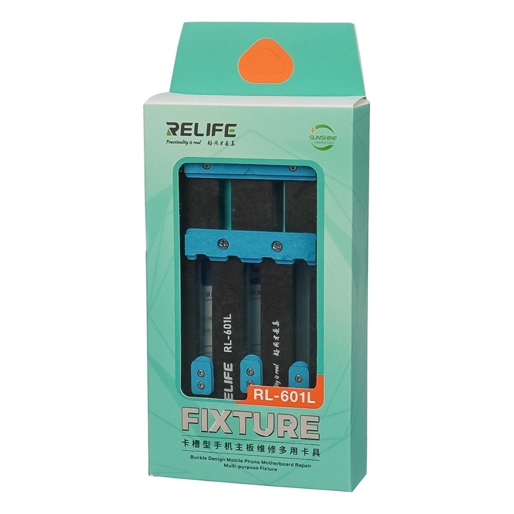 Тримач плат Relife RL-601L, из высокотемпературного композита с гнездами под BGA микросхемы | держатель