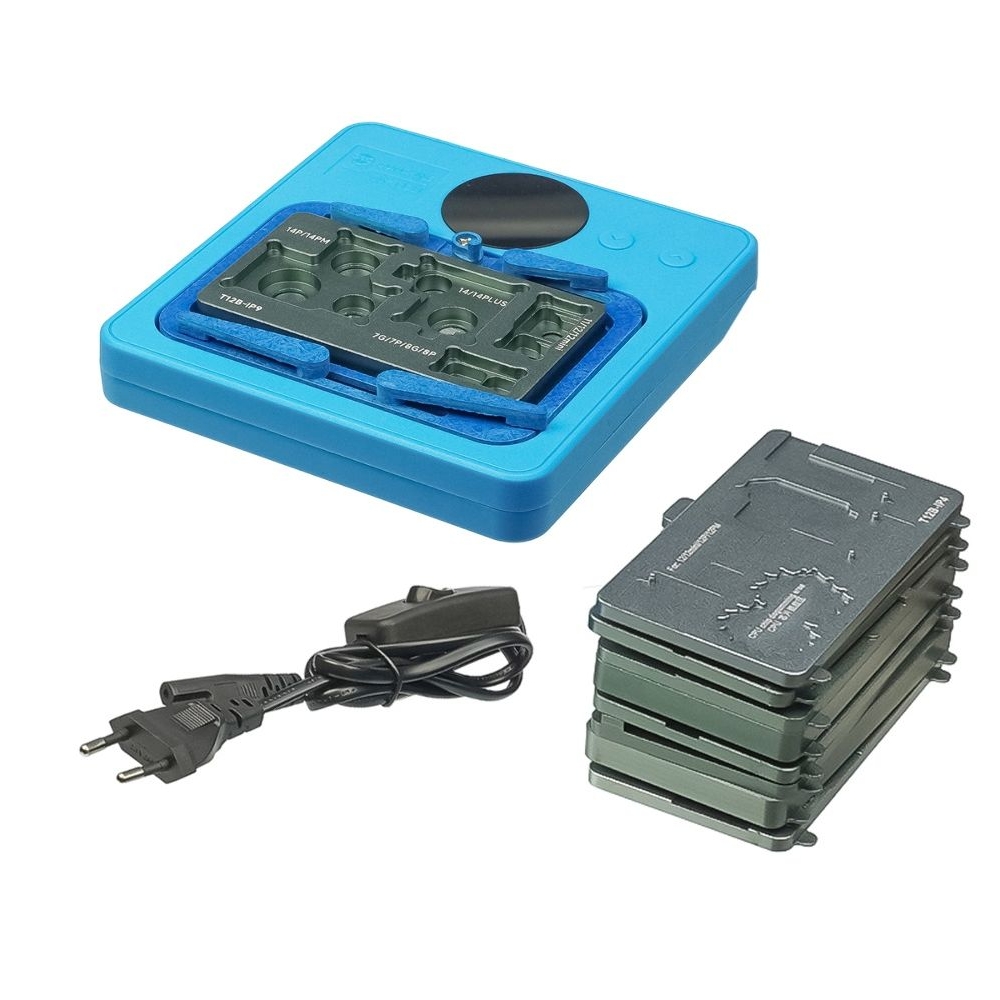 Преднагреватель Sunshine SS-T12B для ремонта камер и плат с реболлинг-платформами iPhone 7-14 Pro Max (95*52 мм)