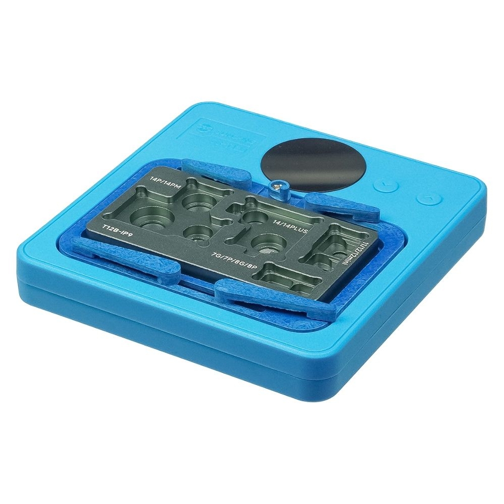 Преднагреватель Sunshine SS-T12B для ремонта камер и плат с реболлинг-платформами iPhone 7-14 Pro Max (95*52 мм)