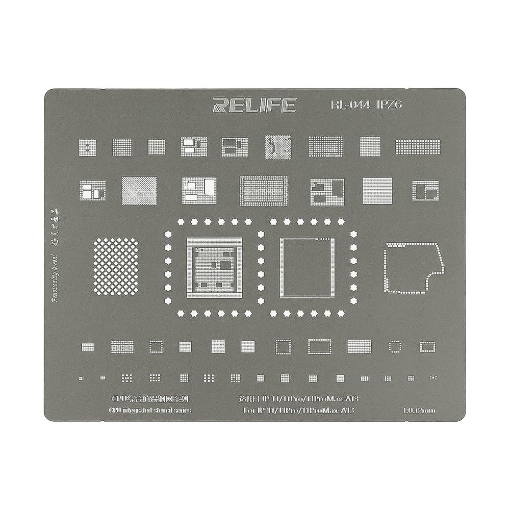 Трафарет BGA Relife RL-044 IPZ6 (A13) для iPhone 11/ 11 Pro/ 11 Pro Max