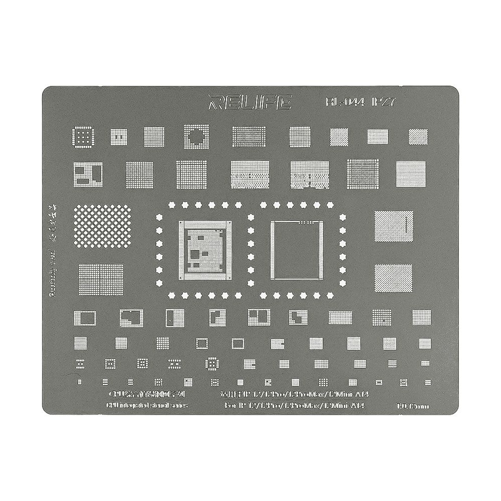 Трафарет BGA Relife RL-044 IPZ7 (A14) для iPhone 12/ 12 Mini/ 12 Pro/ 12 Pro Max
