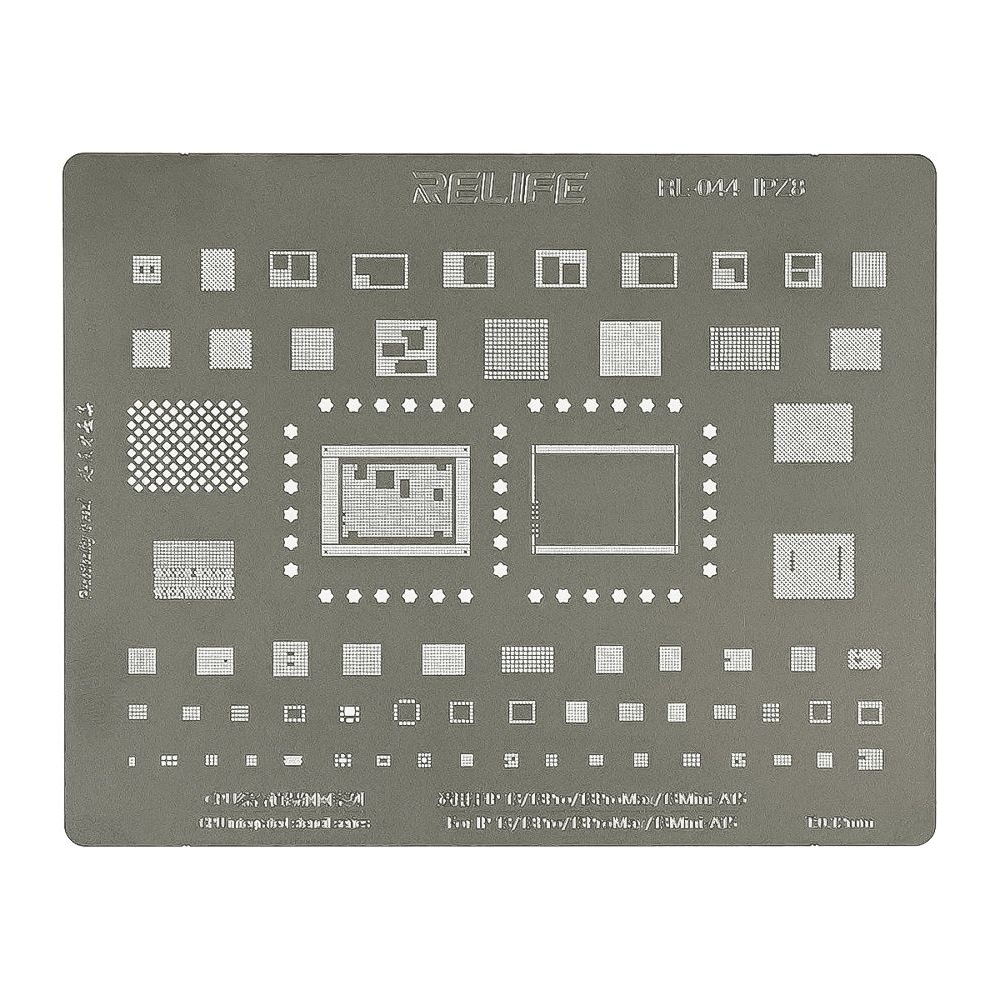 Трафарет BGA Relife RL-044 IPZ8 (A15) для iPhone 13/ 13 Mini/ 13 Pro/ 13 Pro Max