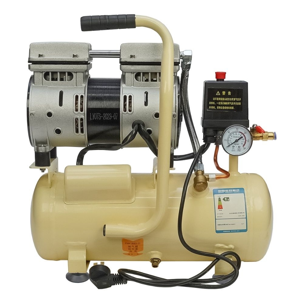 Компрессор безмасляный Longines OTS-550, 8л, 550 Вт, 7 bar, 40 л/ мин