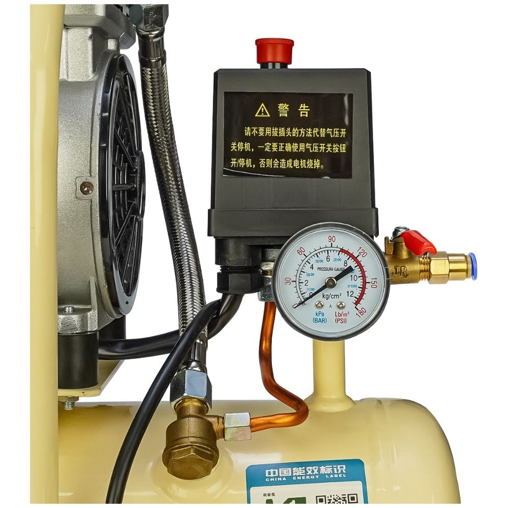 Компрессор безмасляный Longines OTS-550, 8л, 550 Вт, 7 bar, 40 л/ мин