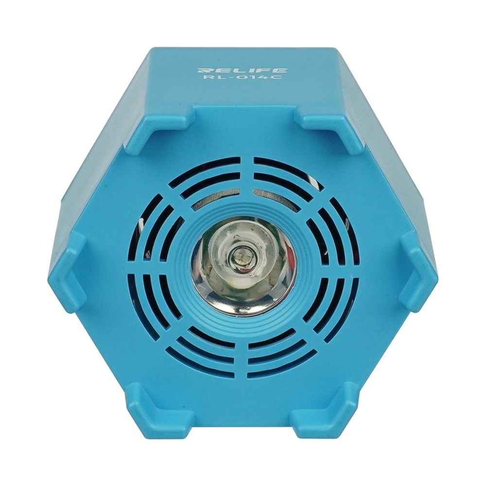 Лампа ультрафиолетовая Relife RL-014C со встроенным аккумулятором и вентилятором (таймер 30/ 60/ 300 сек)