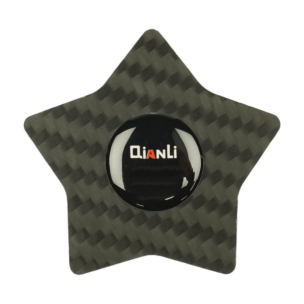 Карта пластиковая QianLi Carbon Fiber D, звезда пятиугольная, для разборки