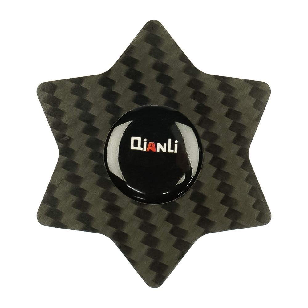 Карта пластиковая QianLi Carbon Fiber E, звезда шестиугольная, для разборки
