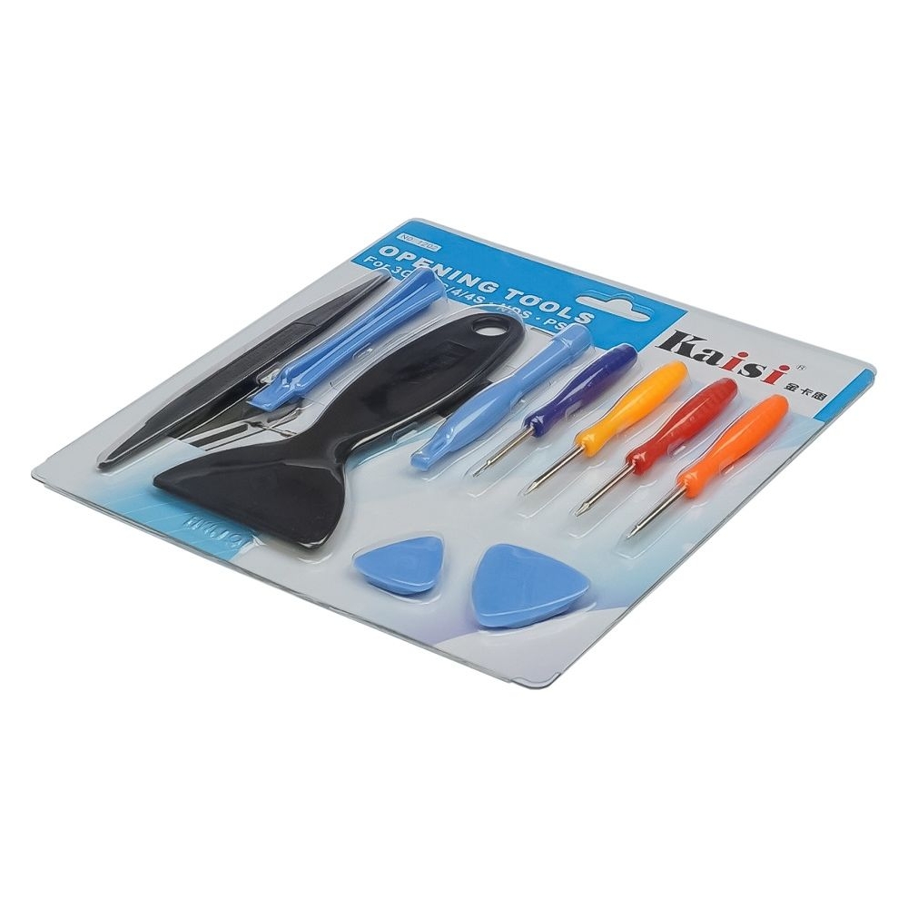 Набор инструментов Kaisi 1202 (отвёртки: +1.2, -2.0, *0.8, *1.2, шпателёк, 3 лопатки, 2 медиатора)