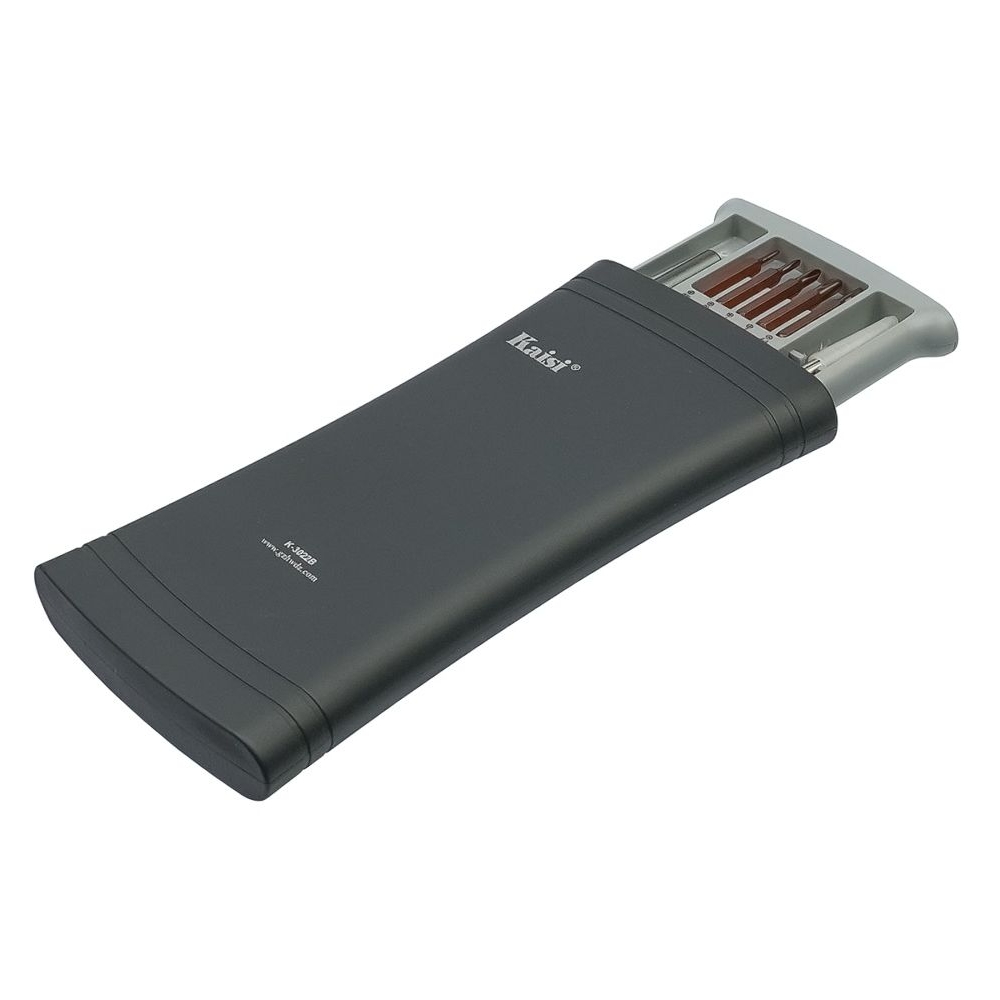 Набор инструментов Kaisi K-3022B из высокопрочной стали S2 (ручка, 20 бит, пинцет)