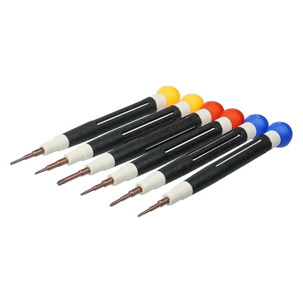 Набор отверток Kaisi K-9306 (+1.5, Y0.6, T2, *0.8, *1.2, hexagon M2.5)