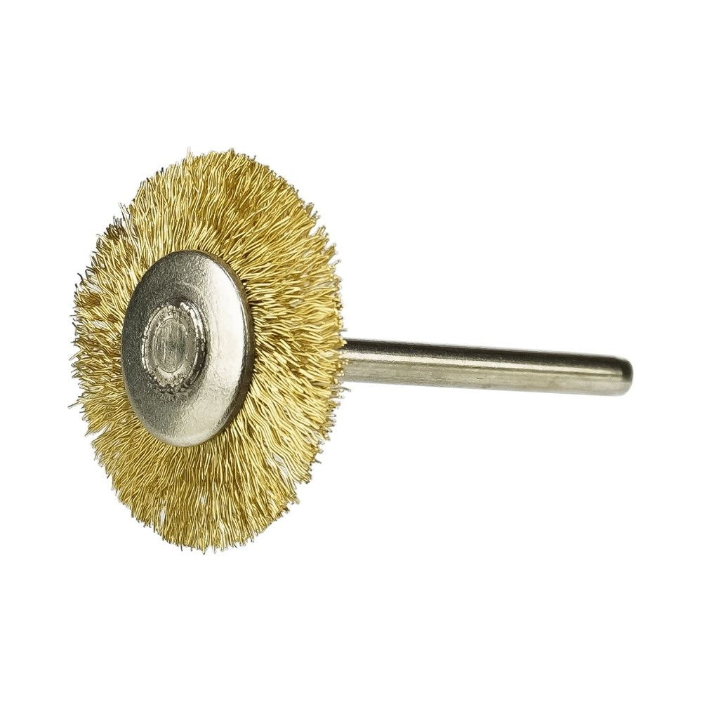 Насадка для бормашины Relife, щётка радиальная латунная 26 x 3 мм, хвостовик 3 мм