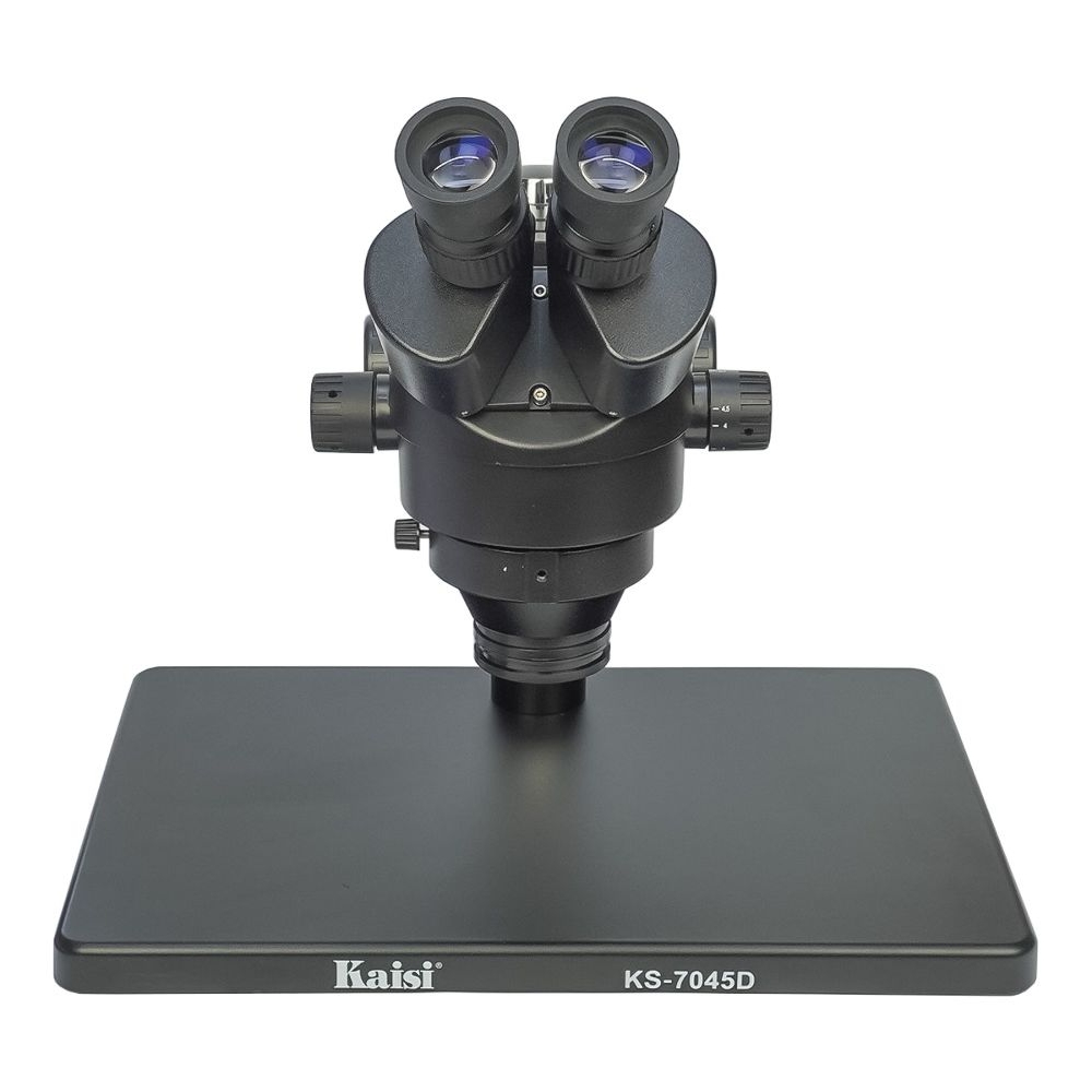 Микроскоп бинокулярный Kaisi KS-7045D (без подсветки, фокус 100 мм, кратность увеличения 7X/45X)