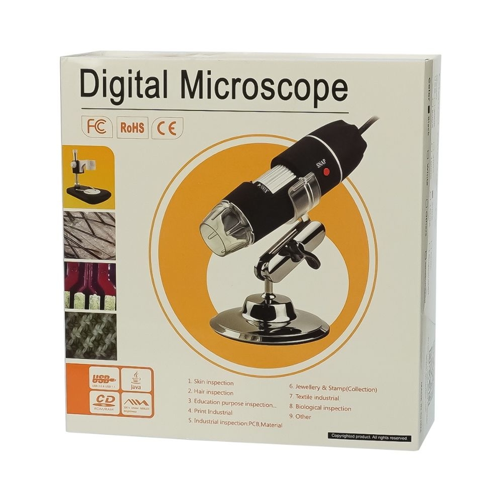 Цифровой микроскоп Kaisi 500x, оптическое увеличение до 500X