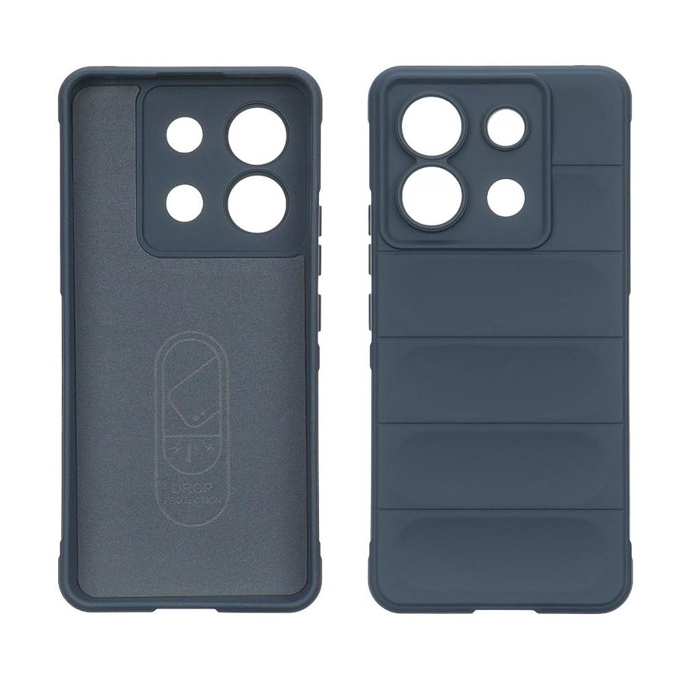 Чехол Shockproof Protective для Xiaomi Redmi Note 13 Pro (5G) темно-синий