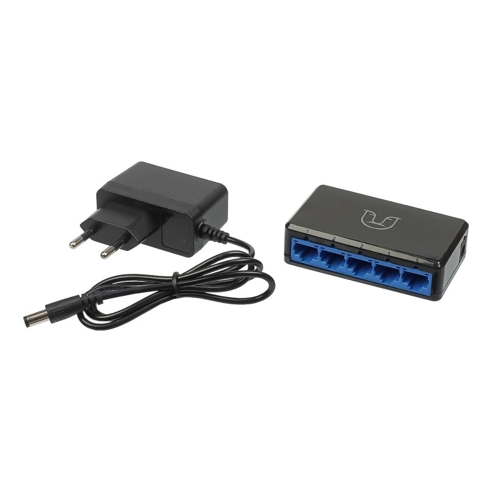 Коммутатор Alfa S850 switch 10/100/1000Mbps 5 портов black