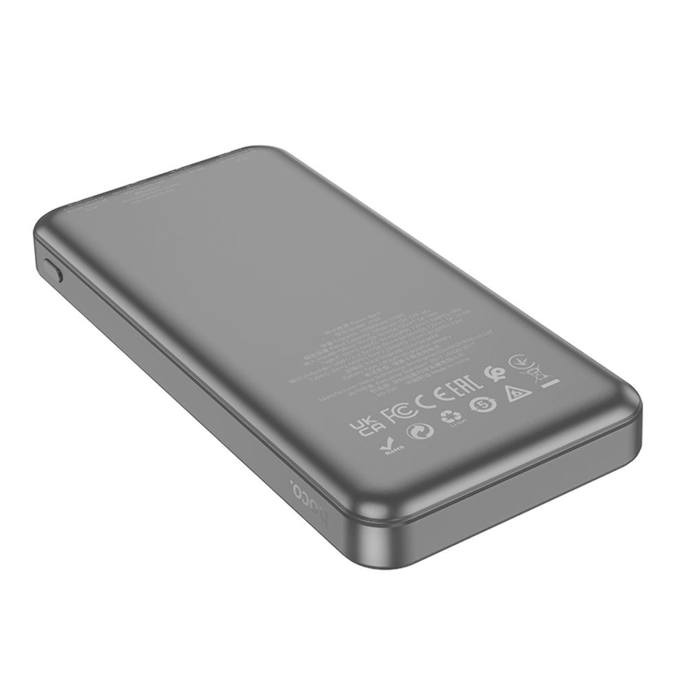 Power bank Hoco J108, 10000 mAh, 22.5 Вт, чорний