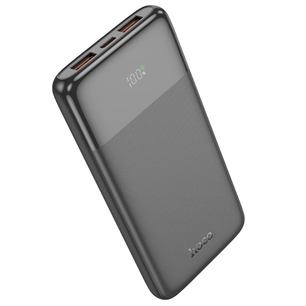 Power bank Hoco J121, 10000 mAh, 22.5 Вт Power Delivery (20 Вт), с дисплеем, чорний