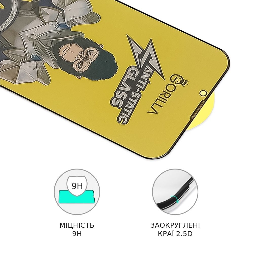 Захисне скло Apple iPhone 11 Pro, iPhone X, iPhone XS, Full Glue Anti-Static Privacy (0.3 мм, чорне) | Закаленное защитное стекло