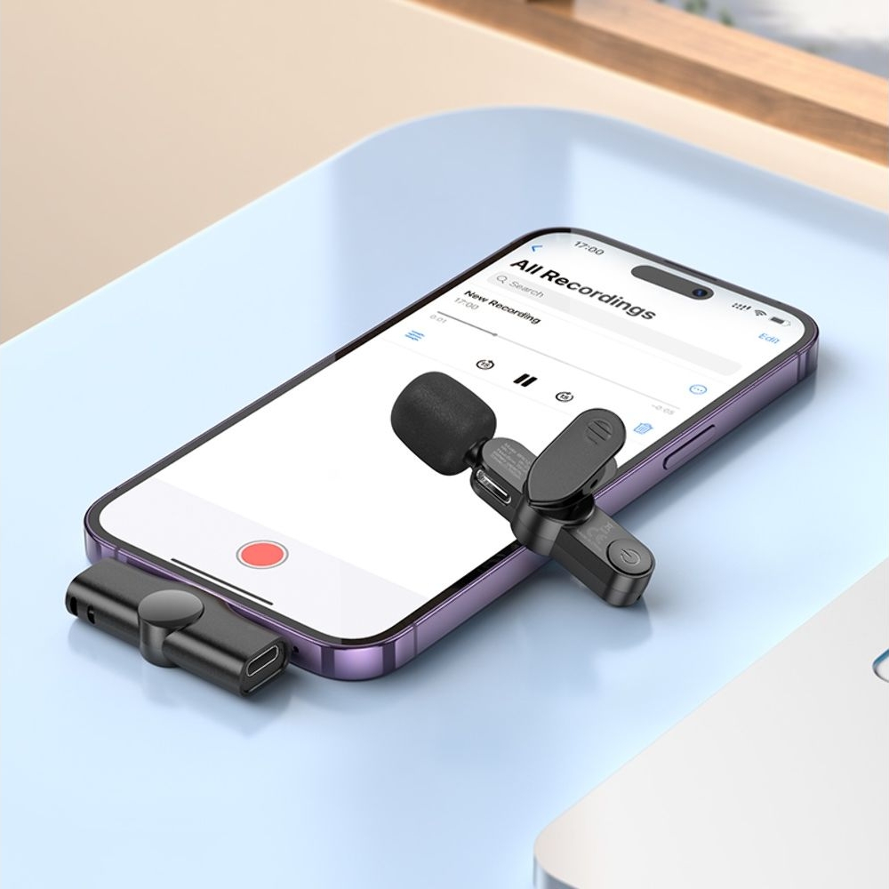 Микрофон Borofone BFK12 Lightnin black