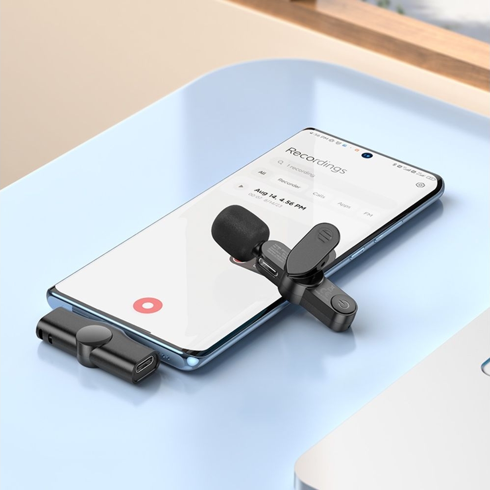 Микрофон Borofone BFK12 Type-C black