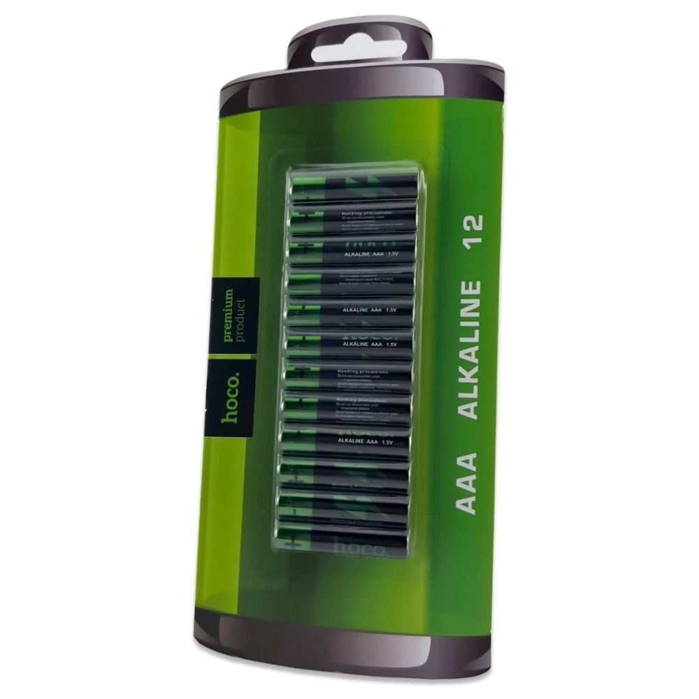 Батарейки щелочные Hoco Alkaline AAA (LR03) 12 шт