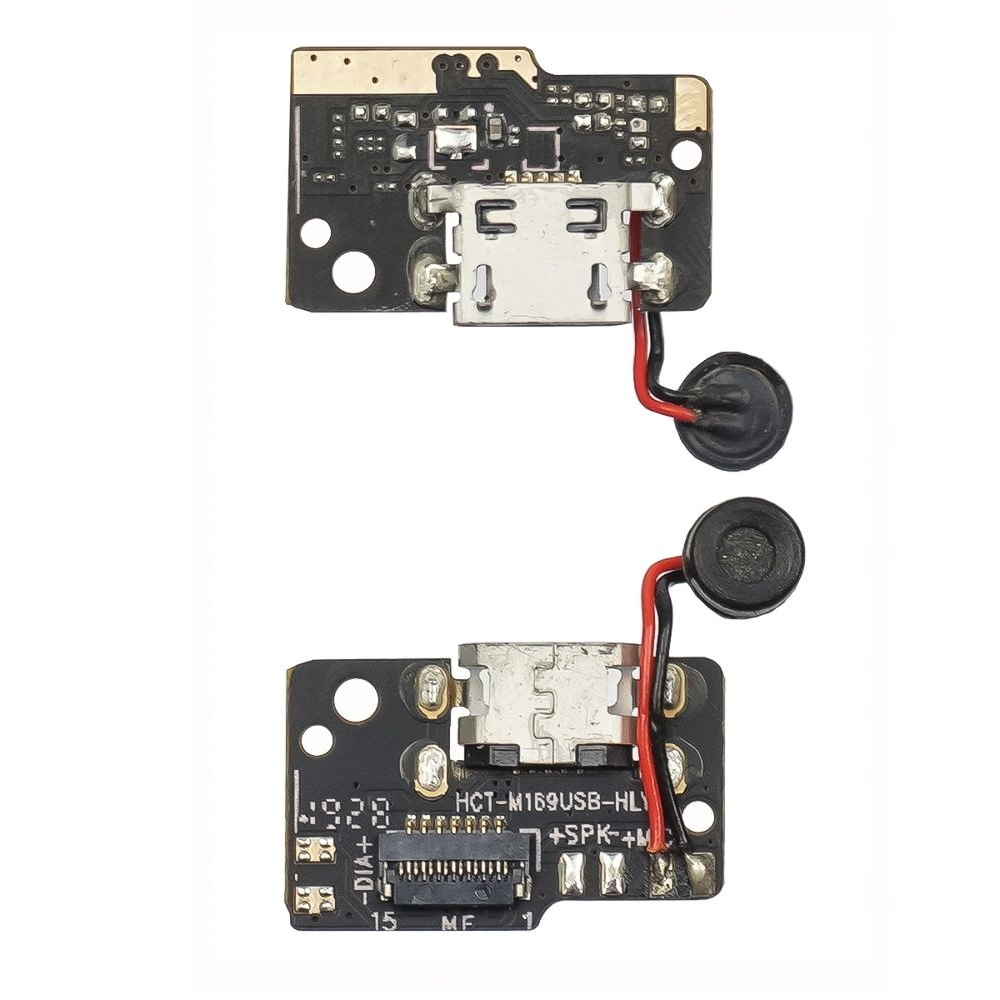 Плата зарядки Blackview A60, A60 Pro, шлейф коннектора зарядки, с микрофоном, High Copy
