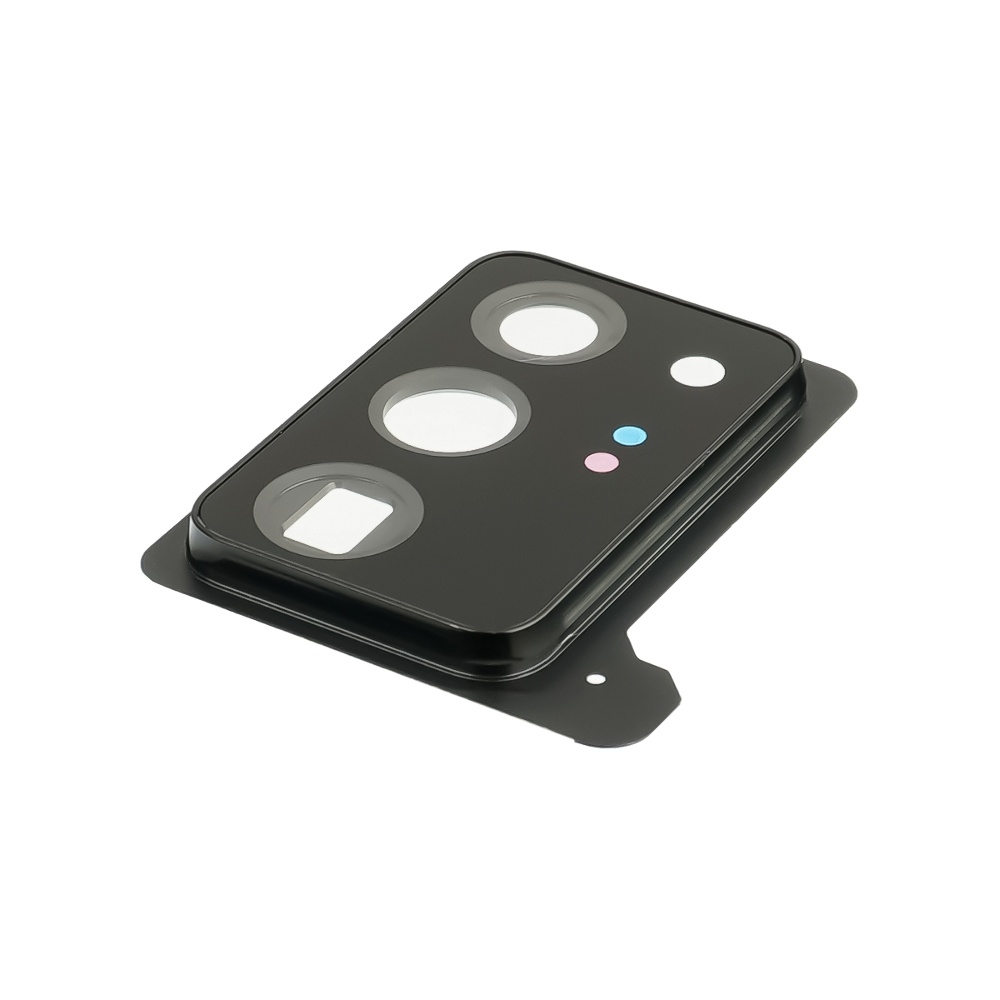 Стекло камеры для Samsung SM-N986 Galaxy Note 20 Ultra (2020) чёрное с чёрной рамкой